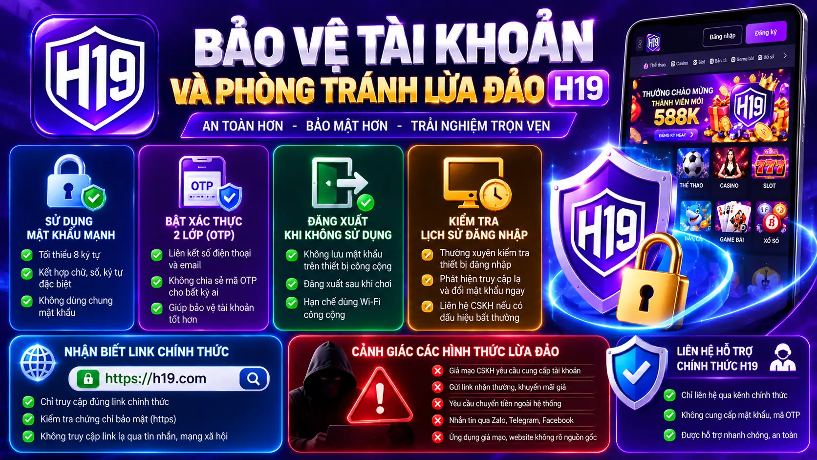 Bảo Vệ Tài Khoản H19