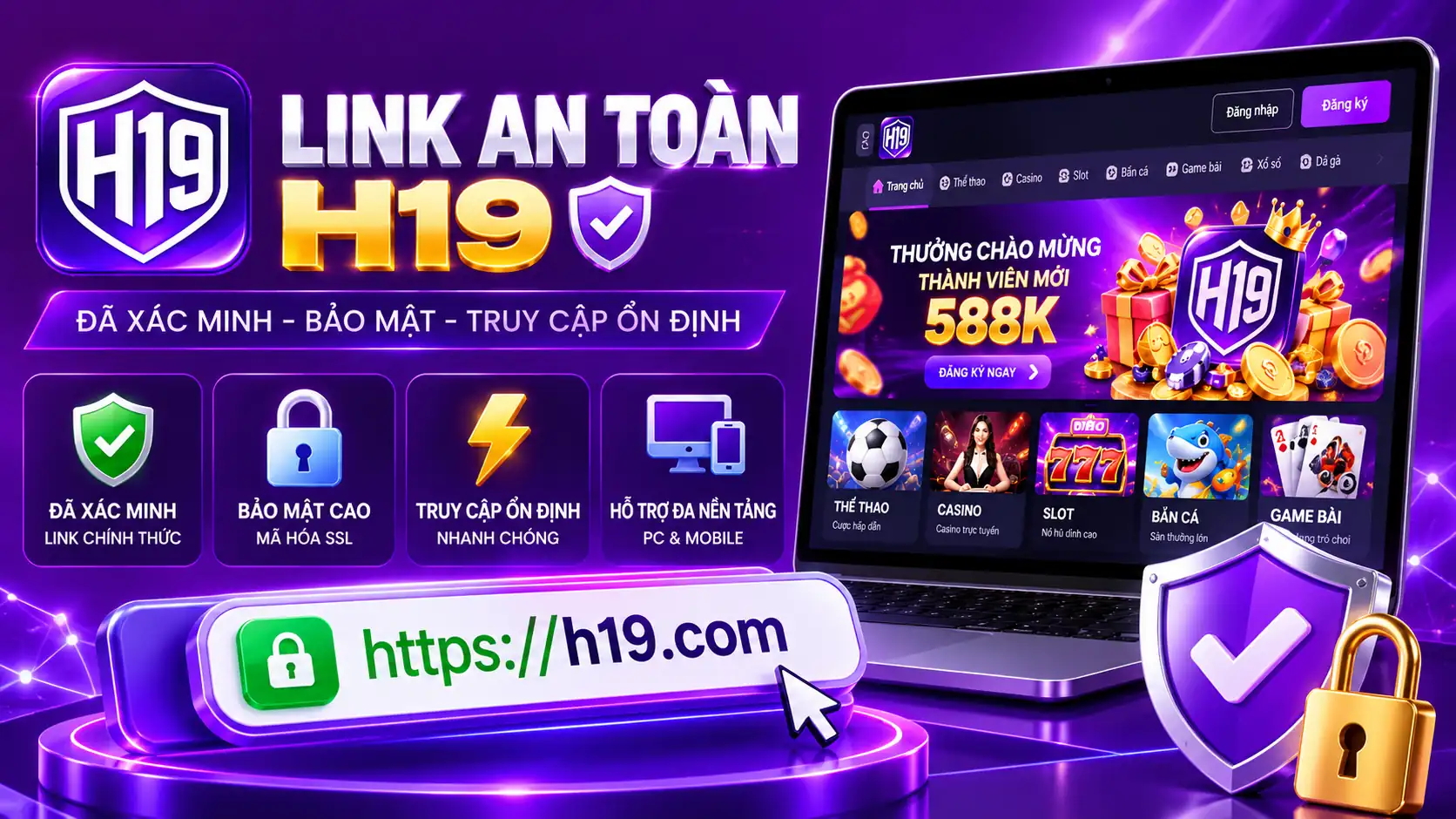 Link Đăng Nhập H19 An Toàn